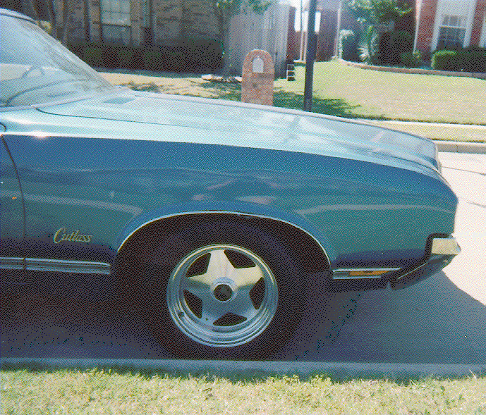 Front passenger fender shot